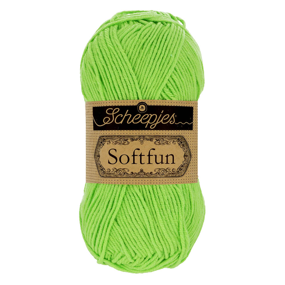 Scheepjes Softfun - Apple - Nitti Yarns - Amigurumi - Crochet - Knitting - Cotton Acrylic Yarn - 8 Ply - NZ