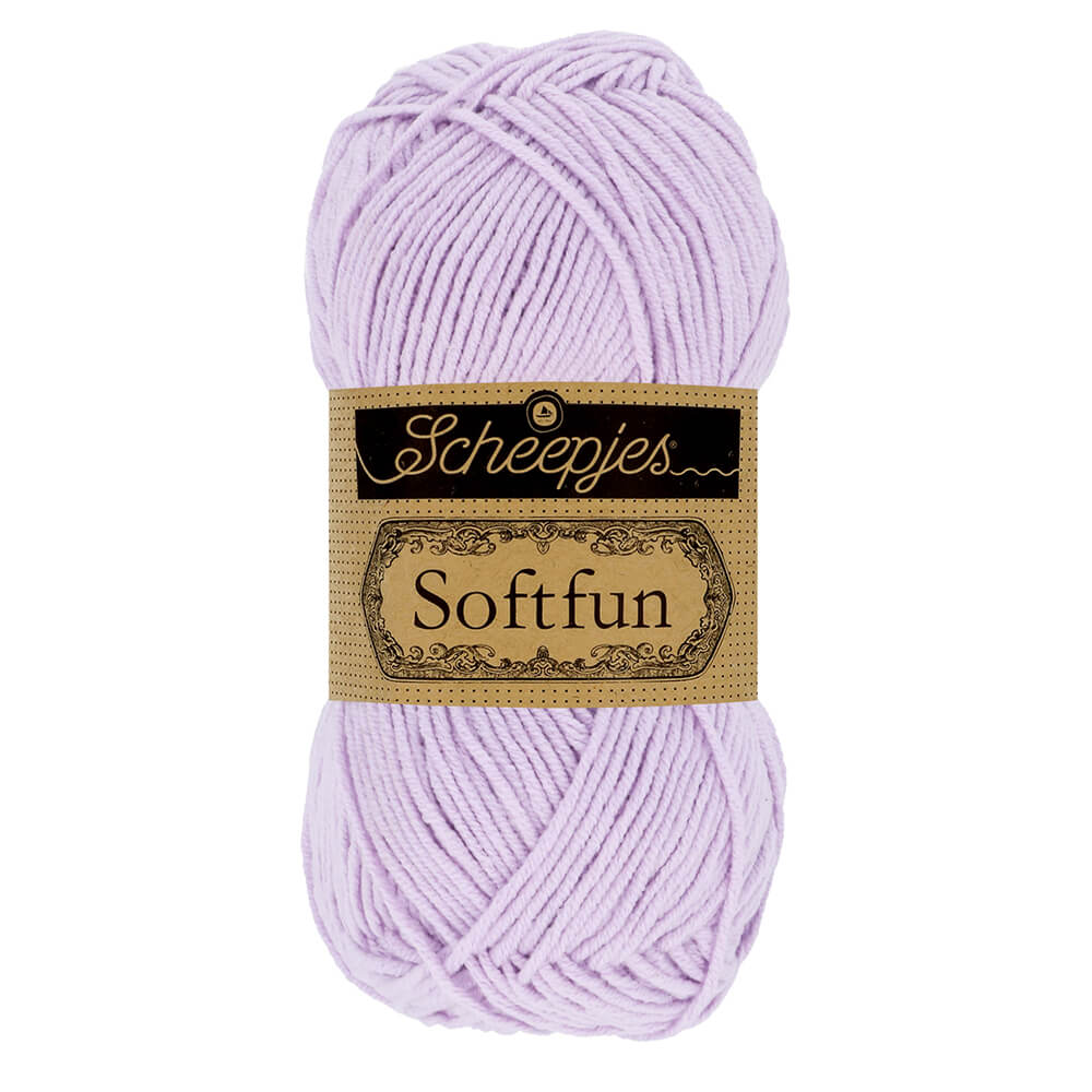 Scheepjes Softfun - Orchid - Nitti Yarns - Amigurumi - Crochet - Knitting - Cotton Acrylic Yarn - 8 Ply - NZ