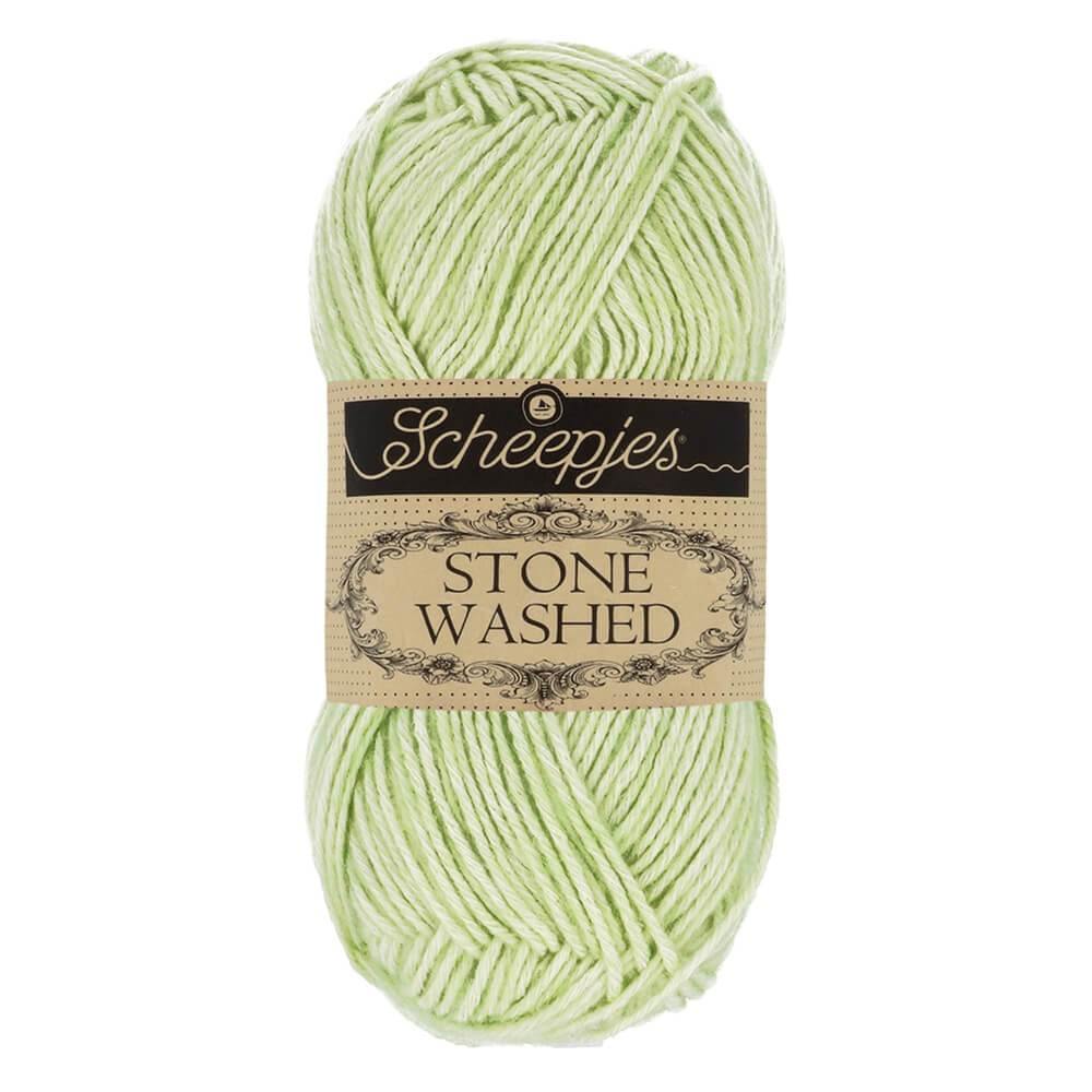 Scheepjes Stone Washed - New Jade - Nitti Yarns - Amigurumi - Crochet - Knitting - Cotton Acrylic Yarn - 5 Ply - NZ