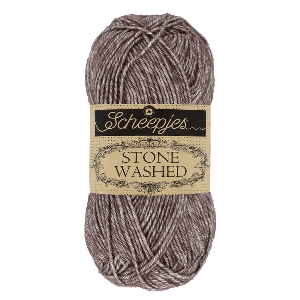 Scheepjes Stone Washed - Obsidian - Nitti Yarns - Amigurumi - Crochet - Knitting - Cotton Acrylic Yarn - 5 Ply - NZ