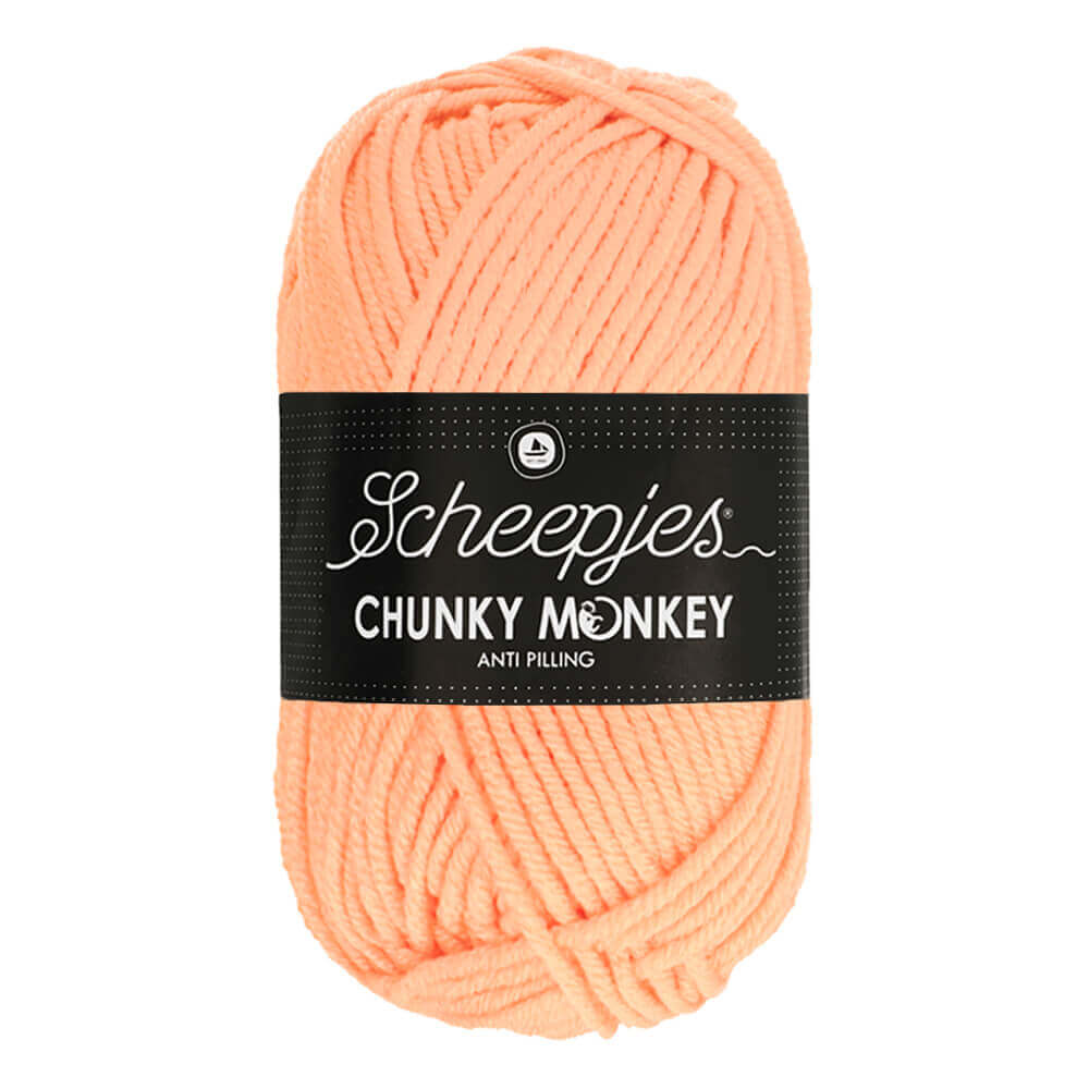 Scheepjes Chunky Monkey - Peach - Nitti Yarns - Amigurumi - Crochet - Knitting - Acrylic Yarn - 10 Ply - NZ