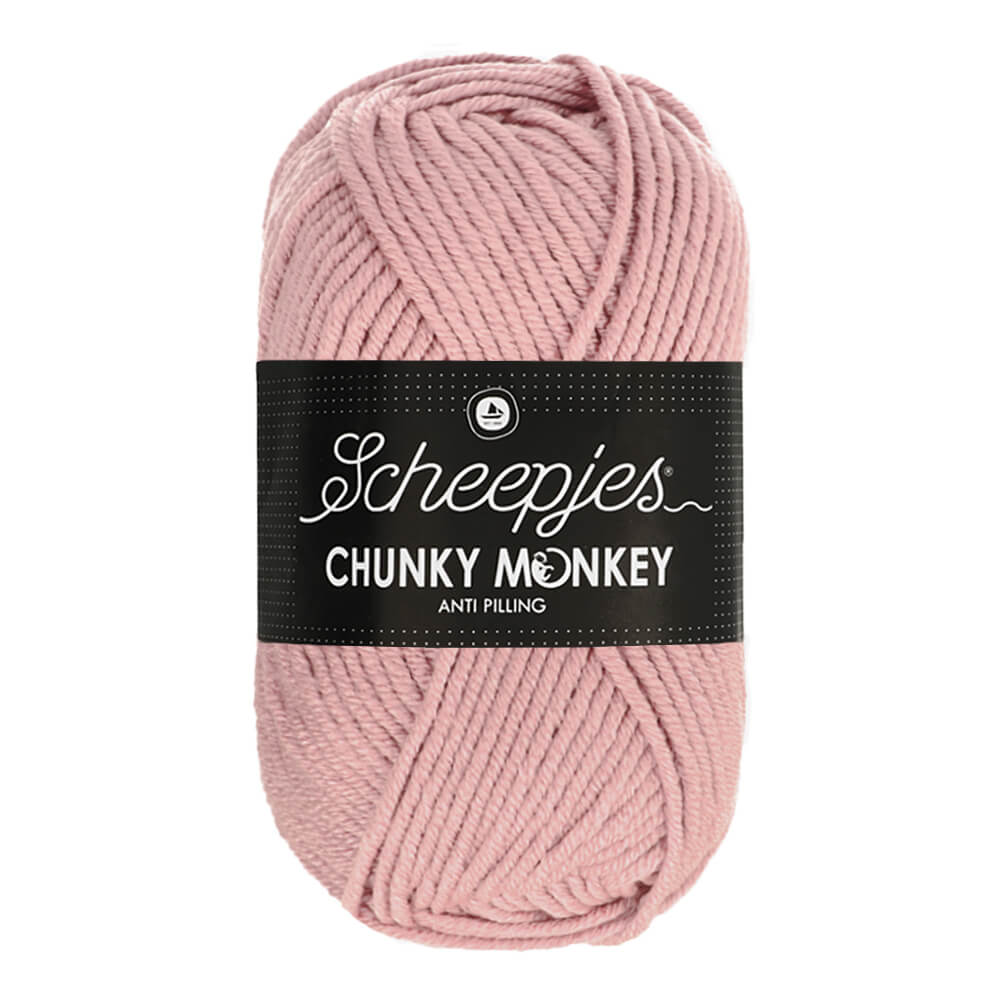 Scheepjes Chunky Monkey - Pearl Pink - Nitti Yarns - Amigurumi - Crochet - Knitting - Acrylic Yarn - 10 Ply - NZ