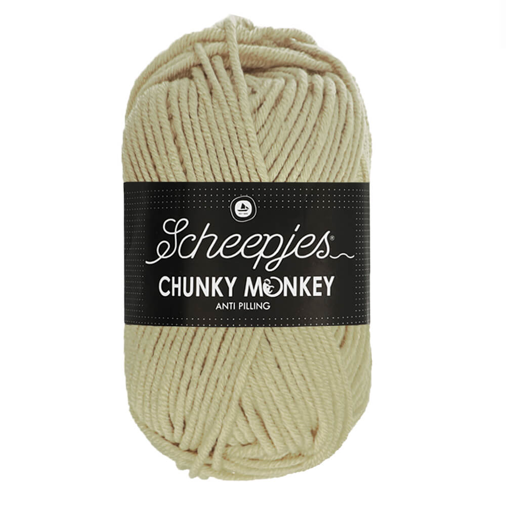 Scheepjes Chunky Monkey - Parchment - Nitti Yarns - Amigurumi - Crochet - Knitting - Acrylic Yarn - 10 Ply - NZ